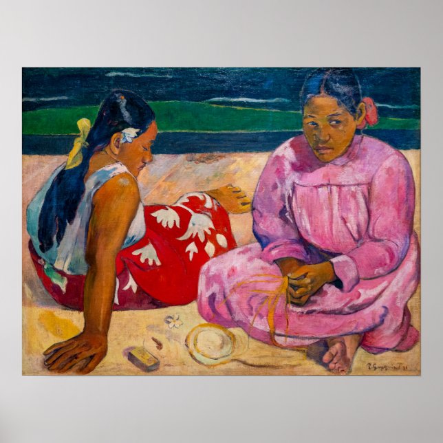 Paul Gauguin - Tahitian Women on the Beach Poster (Front)