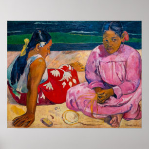 Paul Gauguin - Tahitian Women on the Beach Poster