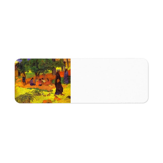 Paul Gauguin- Taperaa Mahana Return Address Label (Front)