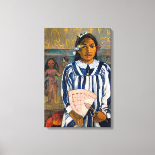 Paul Gauguin - The Ancestors of Tehamana Canvas Print