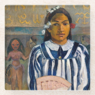 Paul Gauguin - The Ancestors of Tehamana Glass Coaster