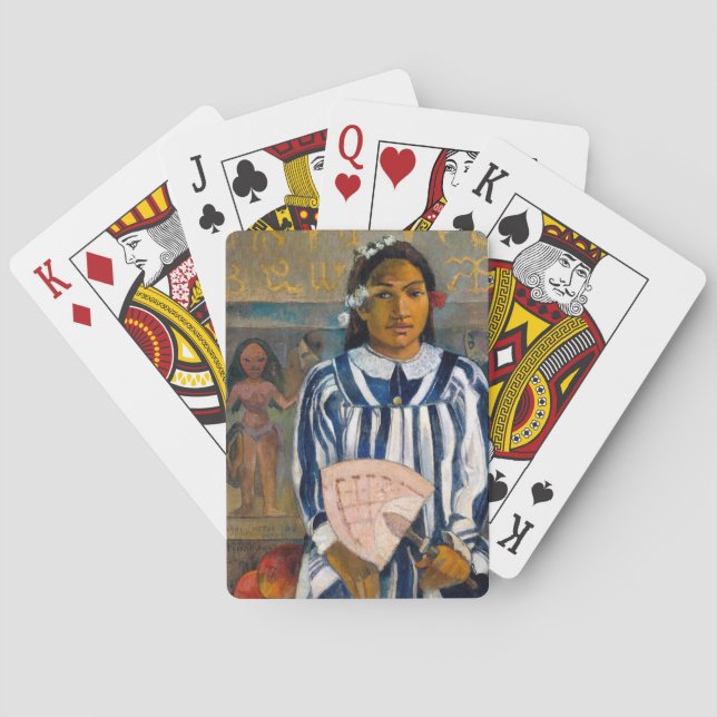 Paul Gauguin - The Ancestors of Tehamana Playing Cards (Back)