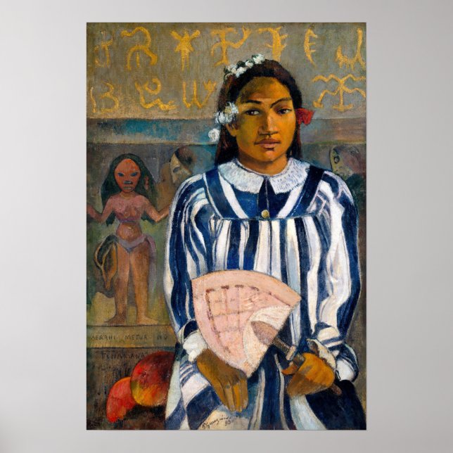 Paul Gauguin - The Ancestors of Tehamana Poster (Front)