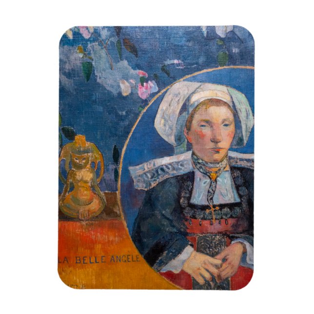 Paul Gauguin - The Beautiful Angel, Pont-aven Magnet (Vertical)