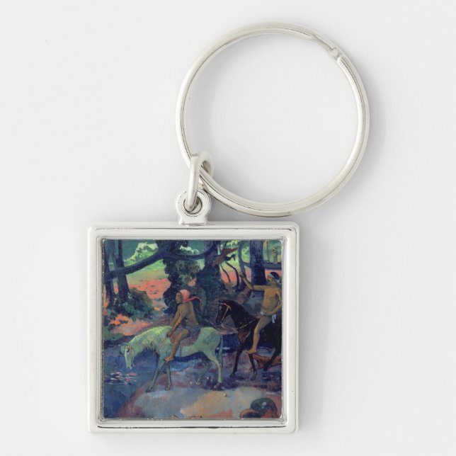 Paul Gauguin | The Escape, The Ford, 1901 Key Ring (Front)