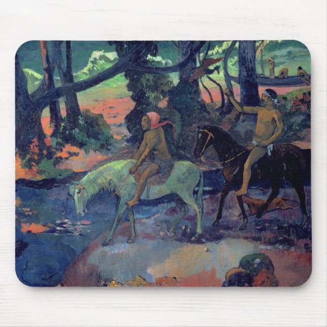 Paul Gauguin | The Escape, The Ford, 1901 Mouse Pad (Front)
