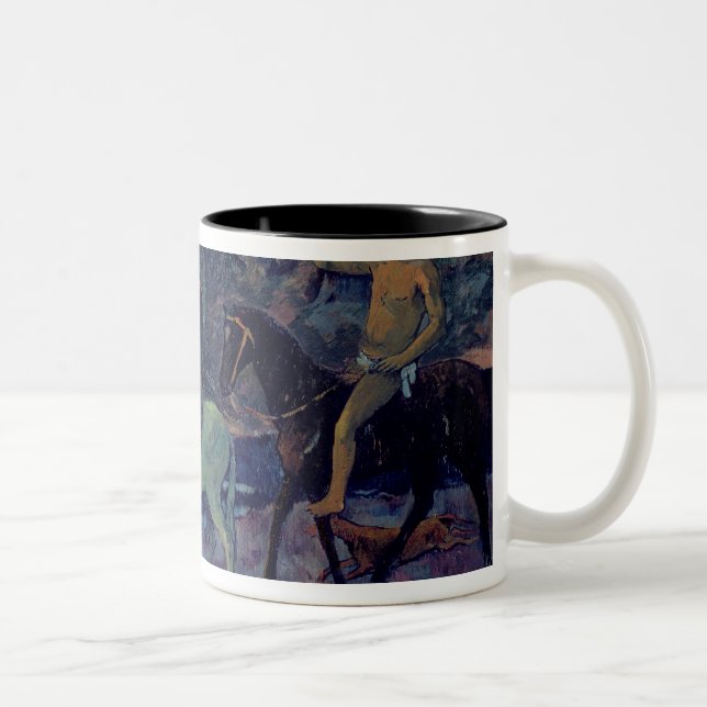 Paul Gauguin | The Escape, The Ford, 1901 Two-Tone Coffee Mug (Right)