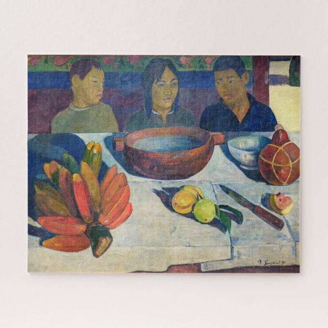 Paul Gauguin - The Meal / Bananas Jigsaw Puzzle (Horizontal)