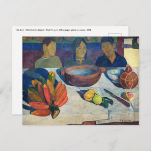 Paul Gauguin - The Meal / Bananas Postcard