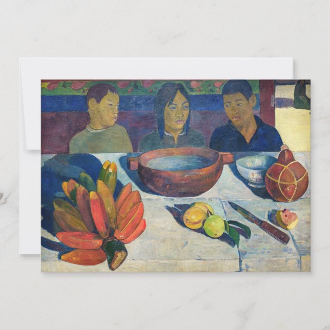 Paul Gauguin - The Meal / Bananas Thank You Card (Front)