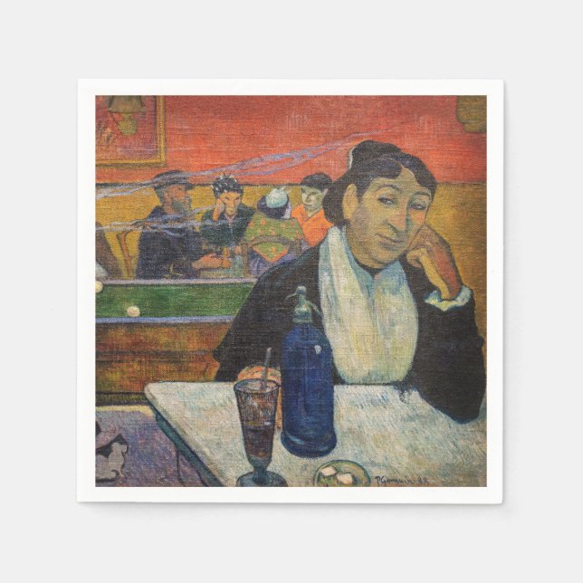 Paul Gauguin - The Night Cafe, Arles Napkin (Front)
