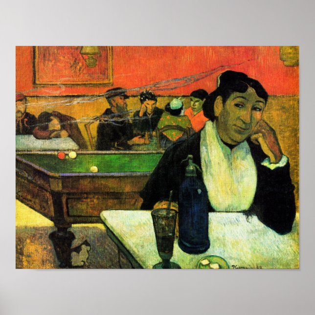  Paul Gauguin: The Night Cafe, Arles Poster (Front)