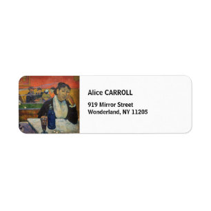 Paul Gauguin - The Night Cafe, Arles Return Address Label