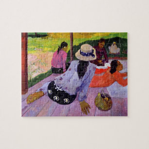 Paul Gauguin   The Siesta, 1891-2 (oil on canvas) Jigsaw Puzzle