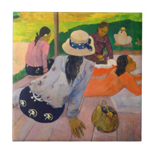 Paul Gauguin - The Siesta Ceramic Tile
