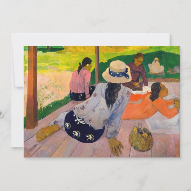 Paul Gauguin - The Siesta Thank You Card (Front)