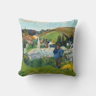 Paul Gauguin The Swineherd Classic Countryside Cushion