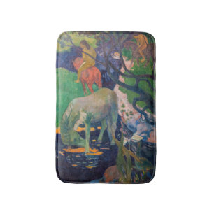 Paul Gauguin - The White Horse Bath Mat