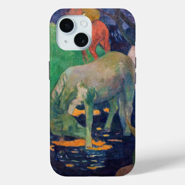 Paul Gauguin - The White Horse Case-Mate iPhone Case (Back)