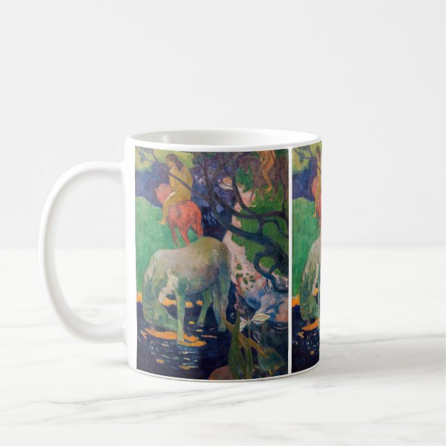 Paul Gauguin - The White Horse Coffee Mug (Left)