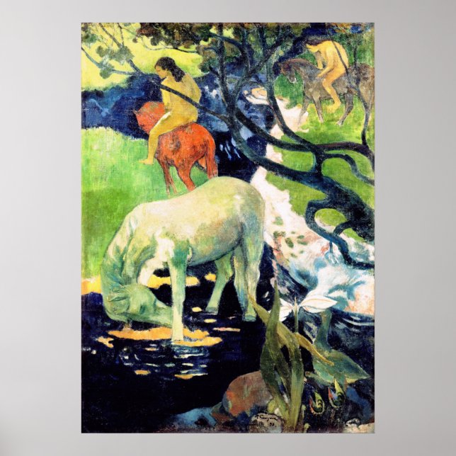 Paul Gauguin - The White Horse Poster (Front)