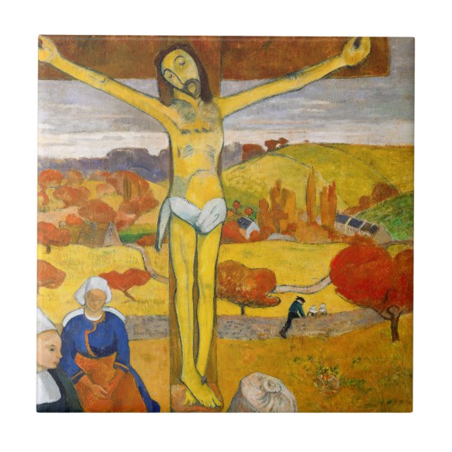 Paul Gauguin - The Yellow Christ Ceramic Tile (Front)