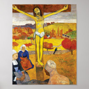 Paul Gauguin The Yellow Christ Vintage Fine Art Poster