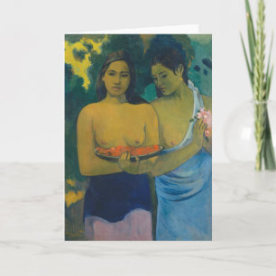 Paul Gauguin - Two Tahitian Women Card