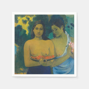 Paul Gauguin - Two Tahitian Women Napkin