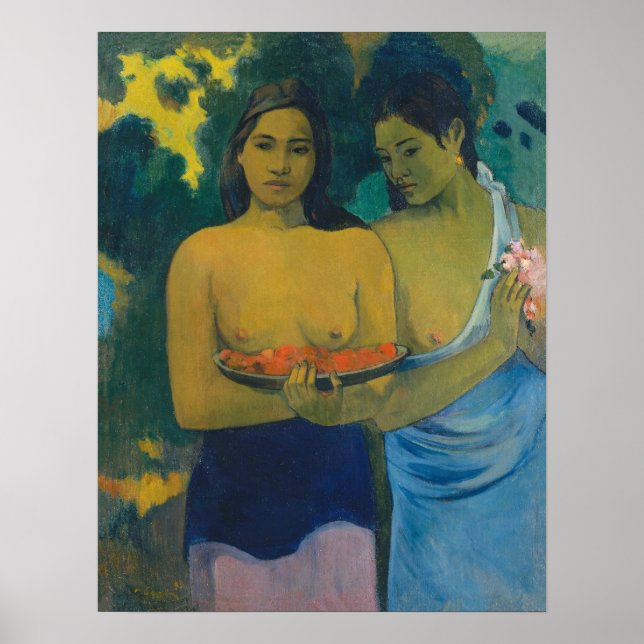 Paul Gauguin - Two Tahitian Women Poster (Front)