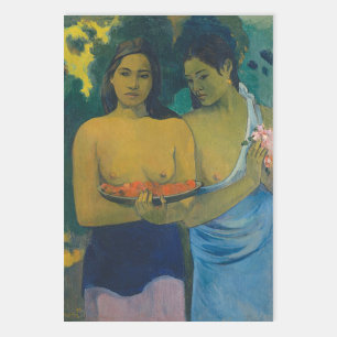 Paul Gauguin - Two Tahitian Women Wrapping Paper Sheet