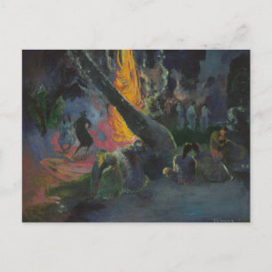 Paul Gauguin - Upa Upa (The Fire Dance) Postcard