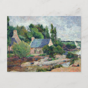 Paul Gauguin Washerwomen at Pont-Aven, 1886 Postcard