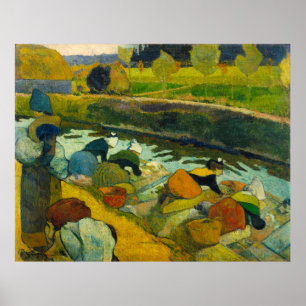Paul Gauguin Washerwomen Poster