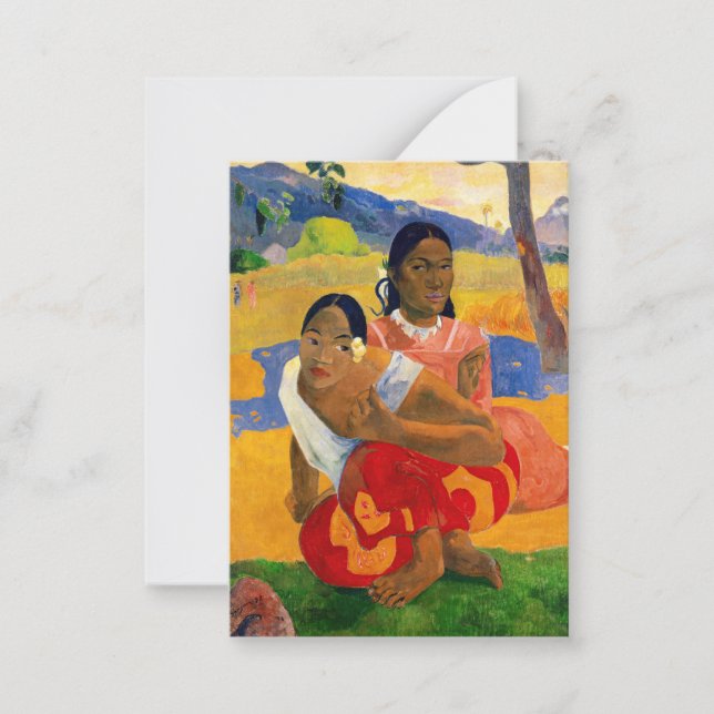 Paul Gauguin - When Will You Marry? Card (Front)