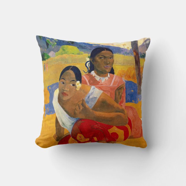 Paul Gauguin - When Will You Marry? Cushion (Front)