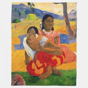 Paul Gauguin - When Will You Marry? Fleece Blanket