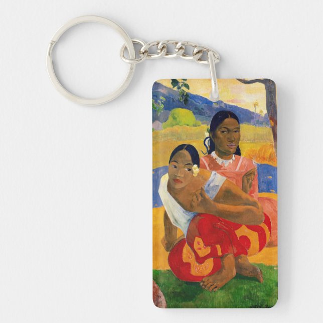 Paul Gauguin - When Will You Marry? Key Ring (Front)