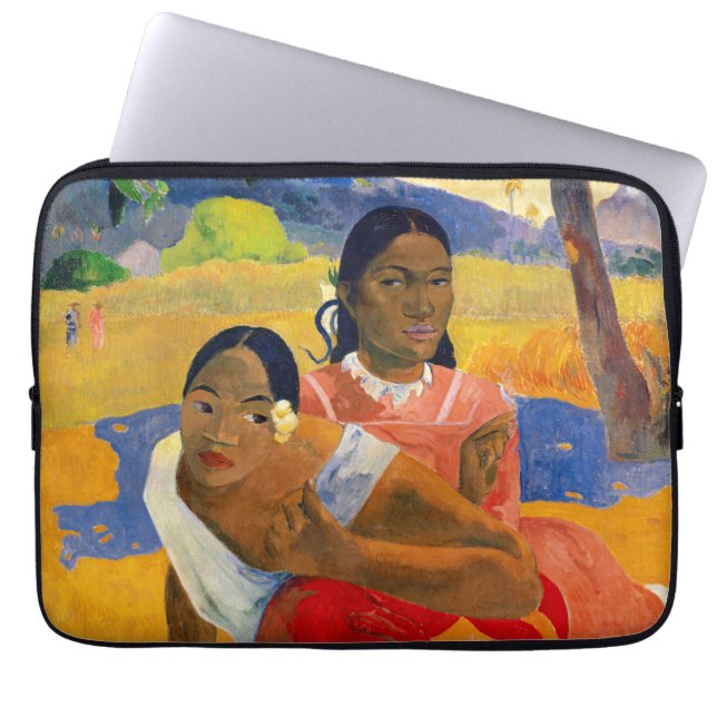 Paul Gauguin - When Will You Marry? Laptop Sleeve (Front)