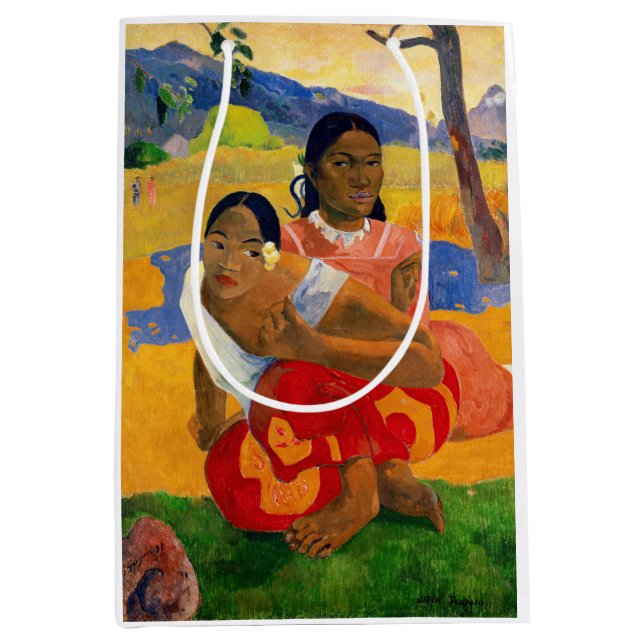 Paul Gauguin - When Will You Marry? Medium Gift Bag (Front)