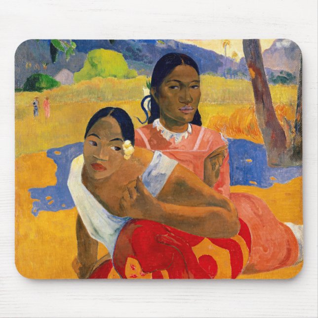 Paul Gauguin - When Will You Marry?  Mouse Pad (Front)