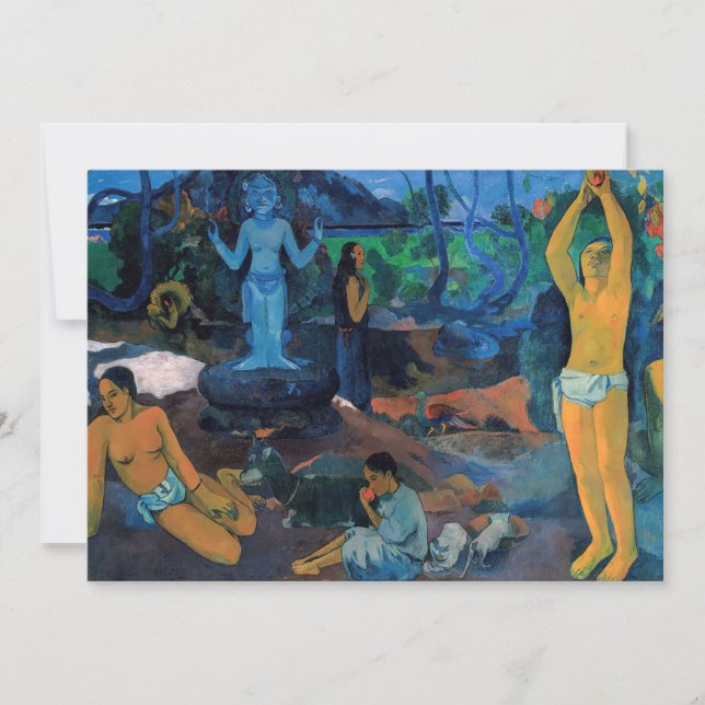 Paul Gauguin - Where Do We Come From? Invitation (Front)