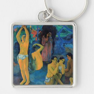 Paul Gauguin - Where Do We Come From? Key Ring