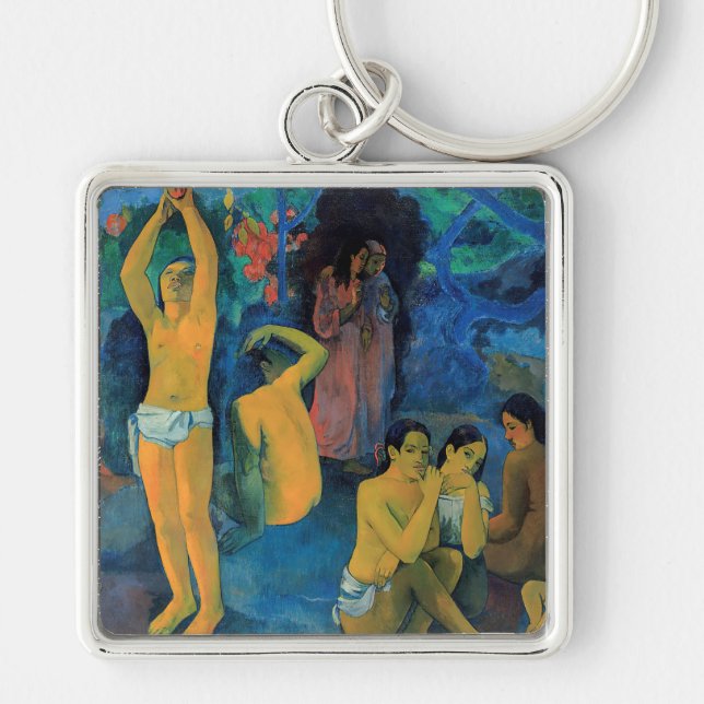 Paul Gauguin - Where Do We Come From? Key Ring (Front)