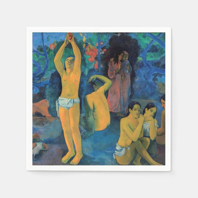Paul Gauguin - Where Do We Come From? Napkin (Front)