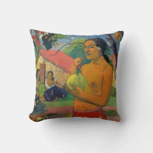 Paul Gauguin - Woman Holding a Fruit Cushion