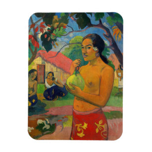Paul Gauguin - Woman Holding a Fruit Magnet