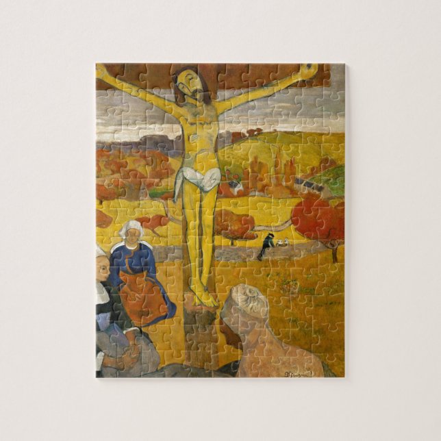 Paul Gauguin Yellow Christ Painting Jigsaw Puzzle (Vertical)
