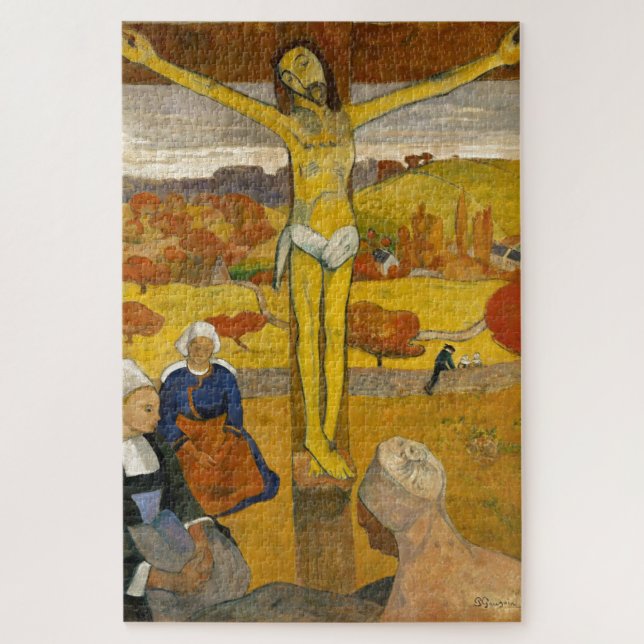 Paul Gauguin Yellow Christ Painting Jigsaw Puzzle (Vertical)