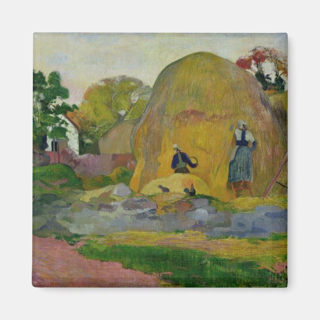 Paul Gauguin | Yellow Haystacks, or Golden Harvest Magnet (Front)